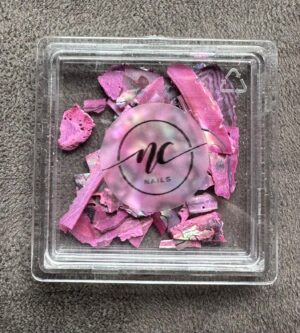 Escarcha rosa para decoración